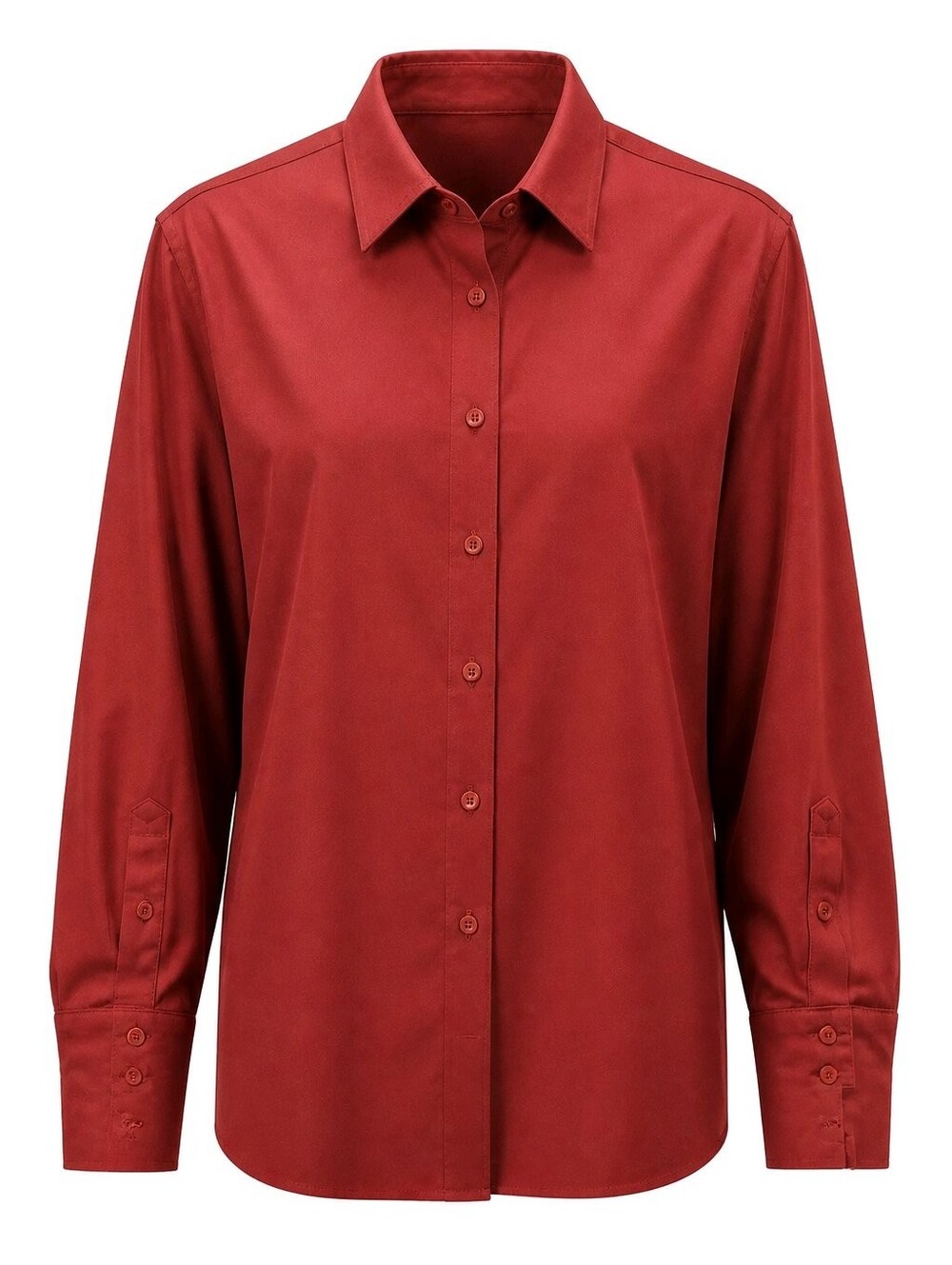 Chico's No-Iron Chic Stretch Classic Long-Sleeve Button-Down Shirt Sz 2 / 12